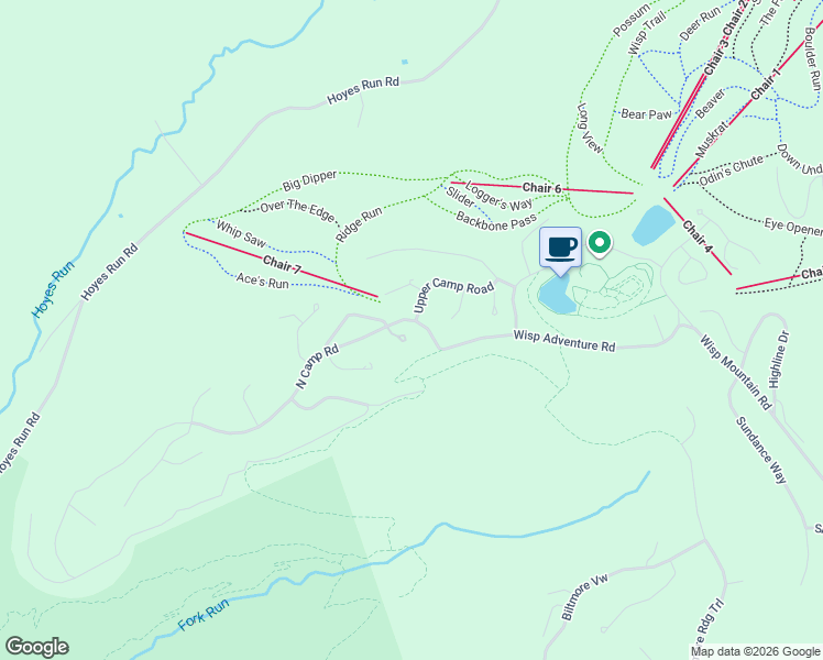map of restaurants, bars, coffee shops, grocery stores, and more near 101 North Camp Road in McHenry