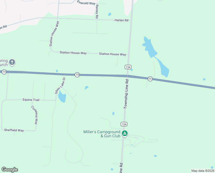 map of restaurants, bars, coffee shops, grocery stores, and more near 2889 Ohio 73 in Waynesville