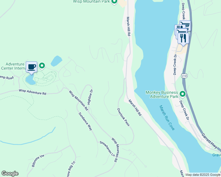 map of restaurants, bars, coffee shops, grocery stores, and more near 70 Bright Passage Road in McHenry