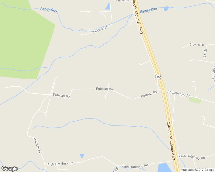 map of restaurants, bars, coffee shops, grocery stores, and more near 6704 Putman Road in Thurmont