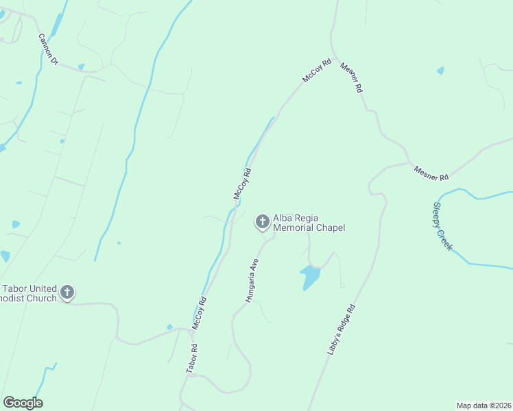 map of restaurants, bars, coffee shops, grocery stores, and more near Hungaria Avenue in Berkeley Springs