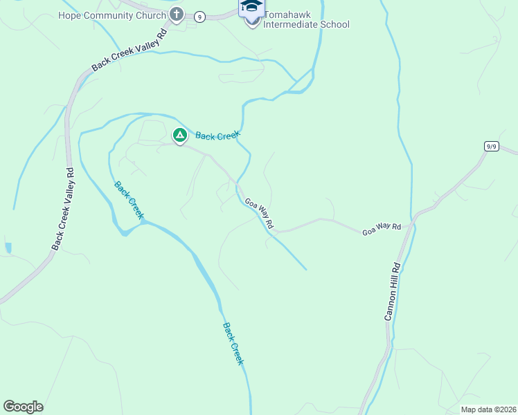 map of restaurants, bars, coffee shops, grocery stores, and more near 457 Goa Way Road in Hedgesville