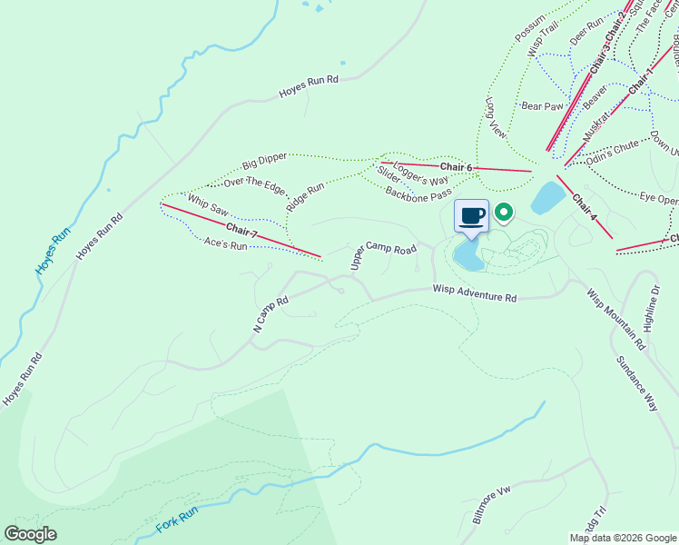 map of restaurants, bars, coffee shops, grocery stores, and more near 24 Tree Camp Circle in McHenry