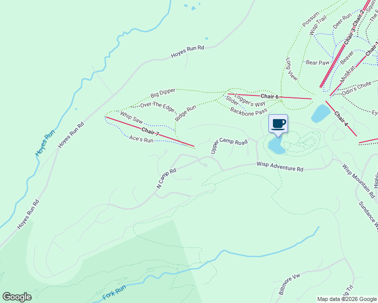 map of restaurants, bars, coffee shops, grocery stores, and more near 20 North Ridge Road in McHenry