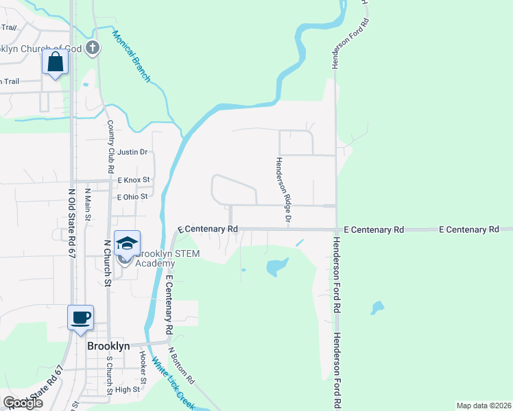 map of restaurants, bars, coffee shops, grocery stores, and more near 3680 White Tail Run in Mooresville