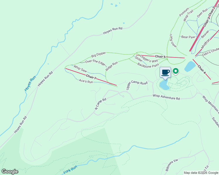 map of restaurants, bars, coffee shops, grocery stores, and more near 355 Lower Camp Road in McHenry