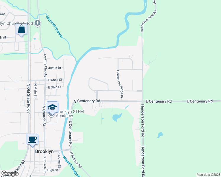 map of restaurants, bars, coffee shops, grocery stores, and more near 3680 White Tail Run in Mooresville