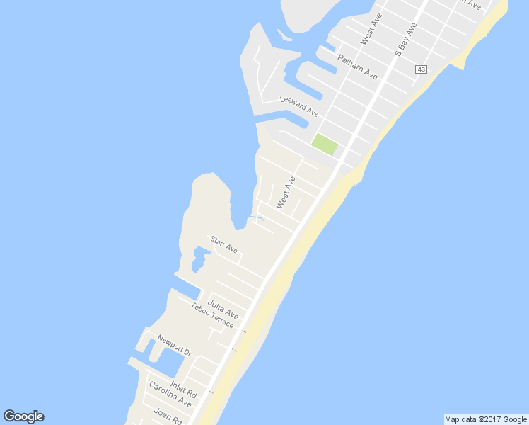 map of restaurants, bars, coffee shops, grocery stores, and more near 21 Webster Avenue in Long Beach Township