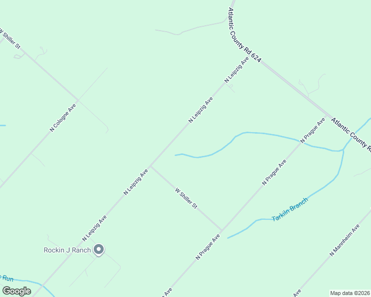 map of restaurants, bars, coffee shops, grocery stores, and more near 306 North Leipzig Avenue in Egg Harbor City