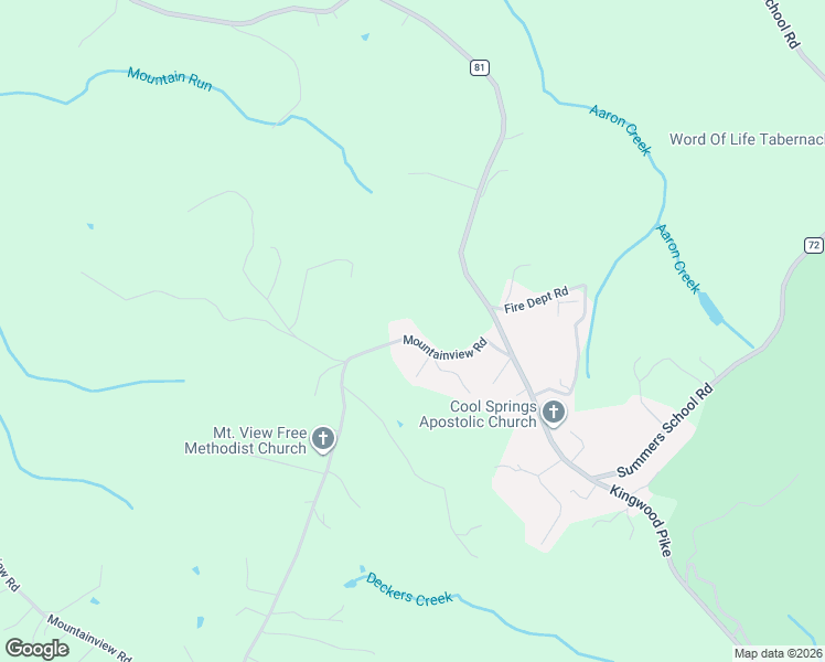 map of restaurants, bars, coffee shops, grocery stores, and more near 104 Mountainview Road in Morgantown