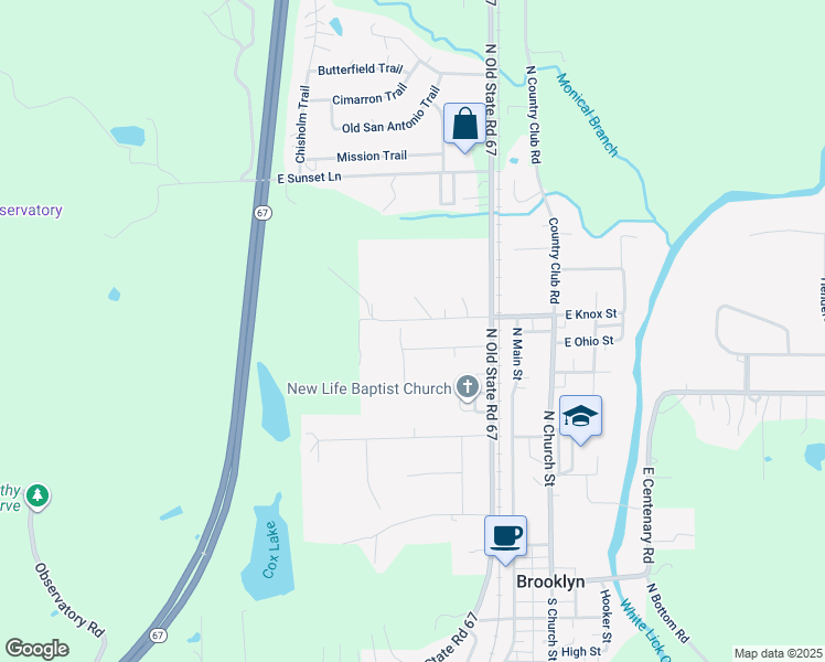 map of restaurants, bars, coffee shops, grocery stores, and more near 1 Kings Court in Mooresville