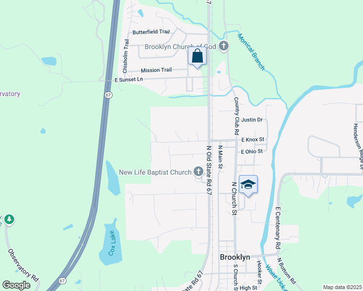 map of restaurants, bars, coffee shops, grocery stores, and more near 1 Kings Court in Mooresville