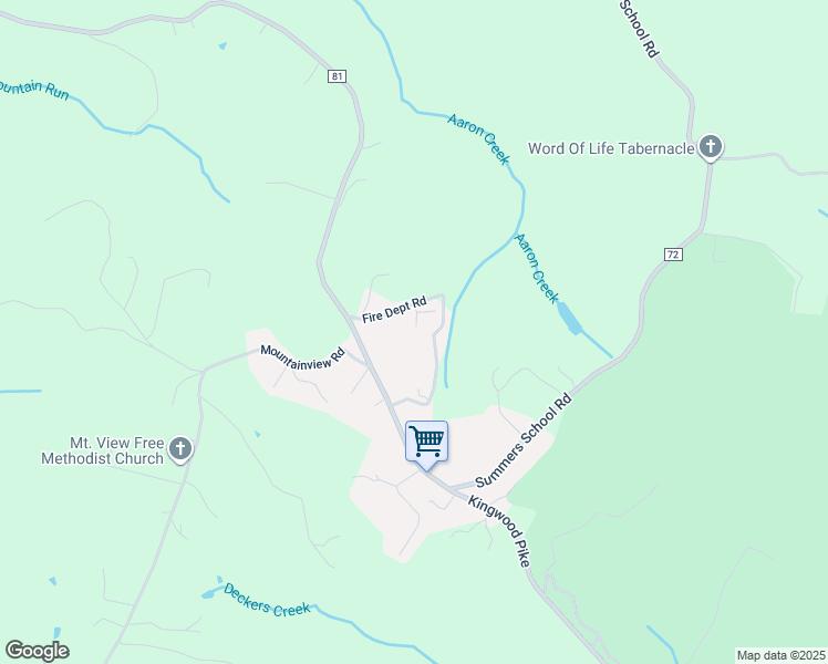 map of restaurants, bars, coffee shops, grocery stores, and more near 129 Fire Department Road in Morgantown