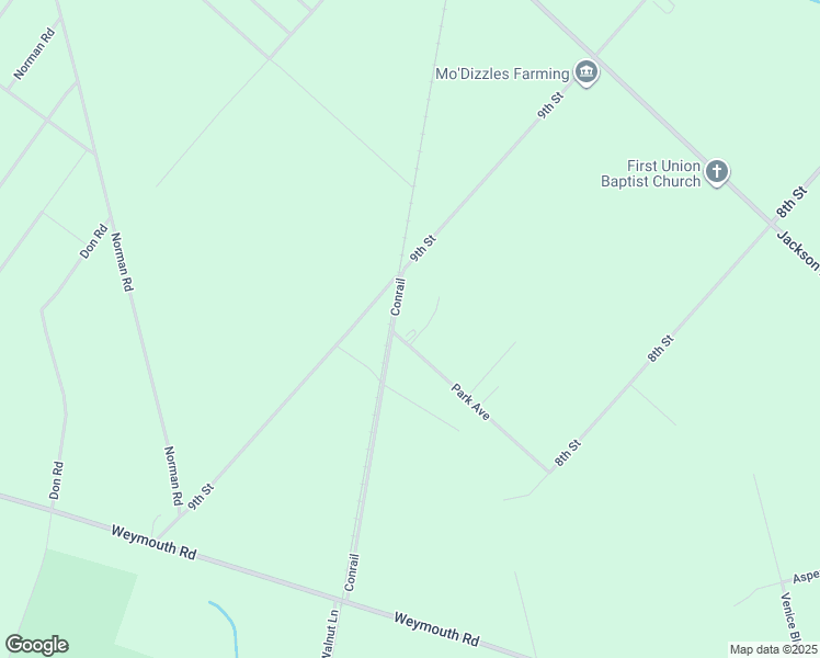 map of restaurants, bars, coffee shops, grocery stores, and more near 119 Park Avenue in Buena Vista Township