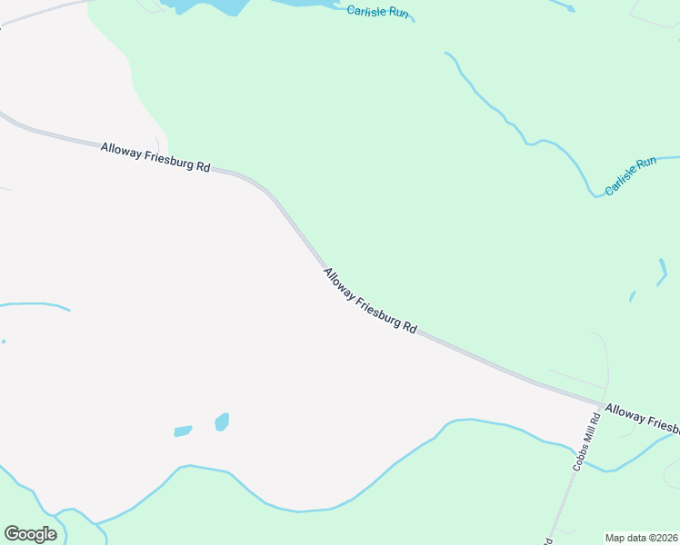 map of restaurants, bars, coffee shops, grocery stores, and more near 264 Alloway Friesburg Road in Bridgeton