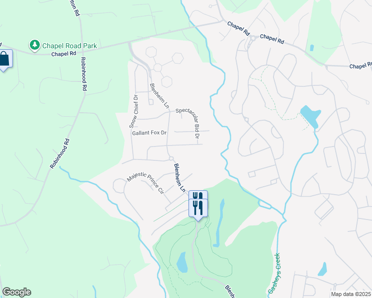 map of restaurants, bars, coffee shops, grocery stores, and more near 315 Seattle Slew Place in Havre de Grace