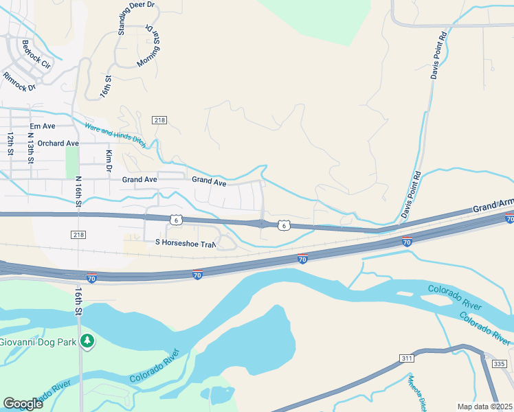 map of restaurants, bars, coffee shops, grocery stores, and more near West Sabino Lane in Silt