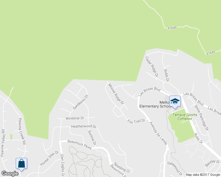 map of restaurants, bars, coffee shops, grocery stores, and more near 2981 Moose Ridge Drive in Reno