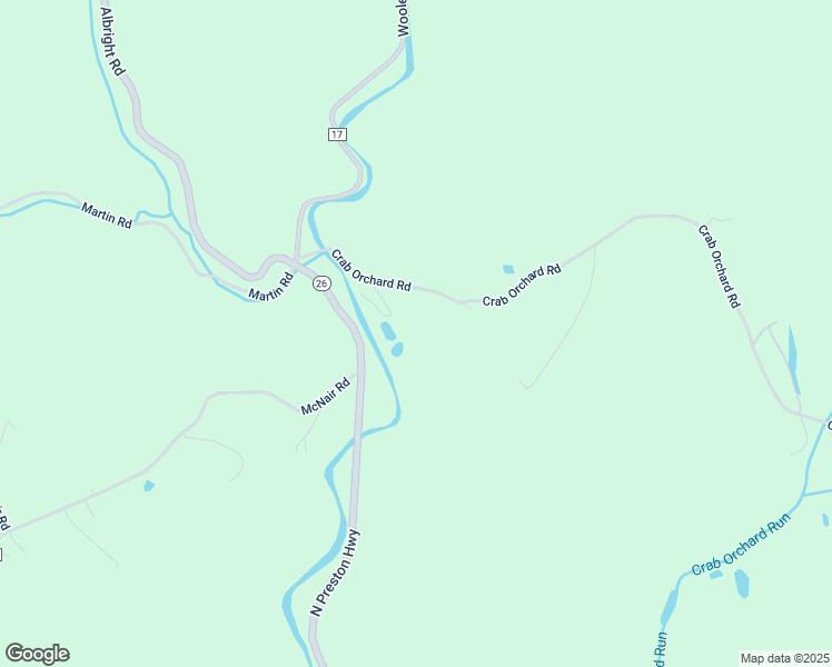 map of restaurants, bars, coffee shops, grocery stores, and more near 89 Apple Drive in Albright