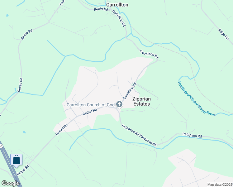 map of restaurants, bars, coffee shops, grocery stores, and more near 916 Lorraine Drive in Finksburg