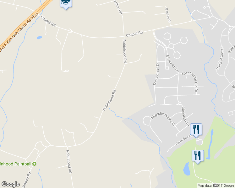 map of restaurants, bars, coffee shops, grocery stores, and more near 541 Robinhood Road in Havre de Grace