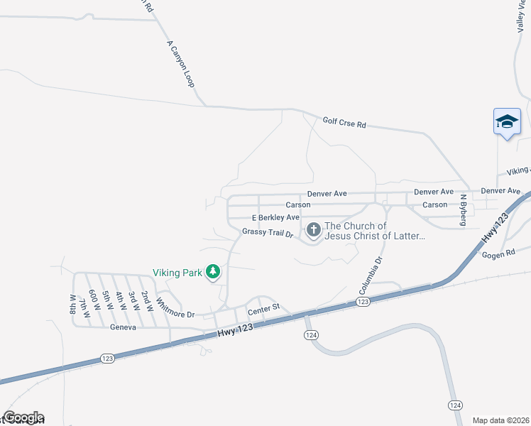 map of restaurants, bars, coffee shops, grocery stores, and more near 128 Berkley Avenue in East Carbon