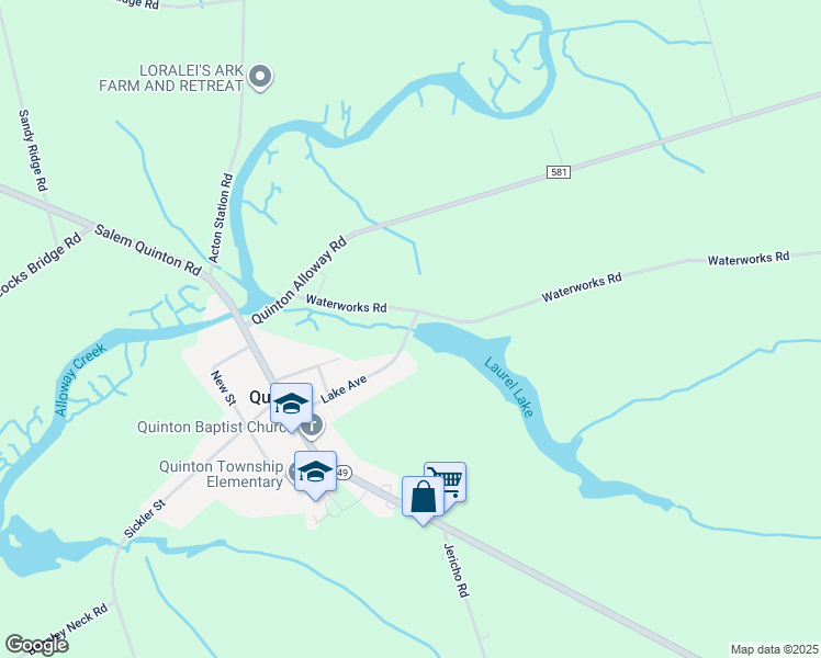 map of restaurants, bars, coffee shops, grocery stores, and more near 2 Lake Avenue in Salem