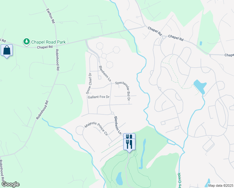 map of restaurants, bars, coffee shops, grocery stores, and more near 316 Victory Gallop Court in Havre de Grace