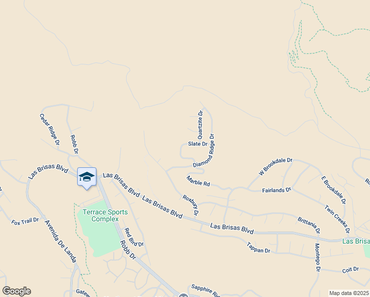 map of restaurants, bars, coffee shops, grocery stores, and more near 5865 Slate Drive in Reno