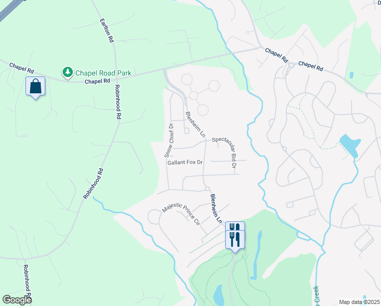 map of restaurants, bars, coffee shops, grocery stores, and more near 203 Secretariat Drive in Havre de Grace
