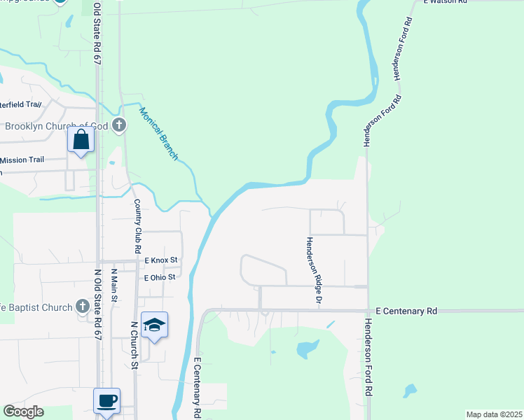 map of restaurants, bars, coffee shops, grocery stores, and more near 3501 Hunters Ridge in Mooresville