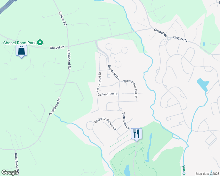 map of restaurants, bars, coffee shops, grocery stores, and more near 203 Secretariat Drive in Havre de Grace