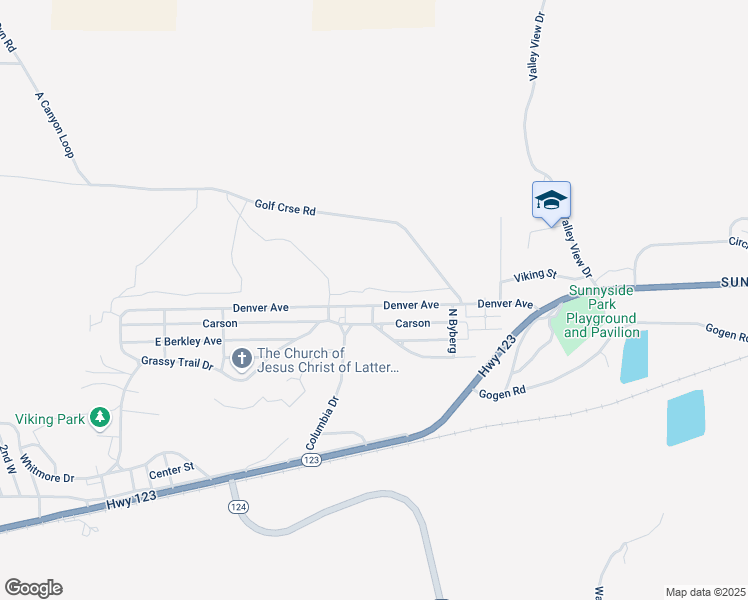 map of restaurants, bars, coffee shops, grocery stores, and more near 311 Denver Avenue in East Carbon