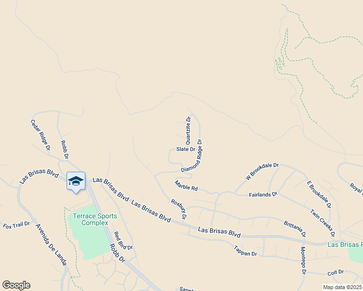 map of restaurants, bars, coffee shops, grocery stores, and more near 5865 Slate Drive in Reno