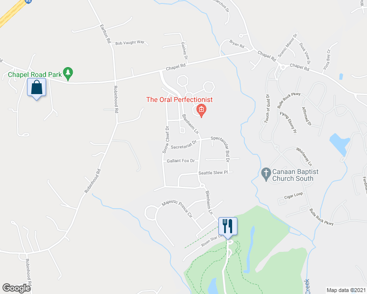 map of restaurants, bars, coffee shops, grocery stores, and more near 207 Secretariat Drive in Havre de Grace