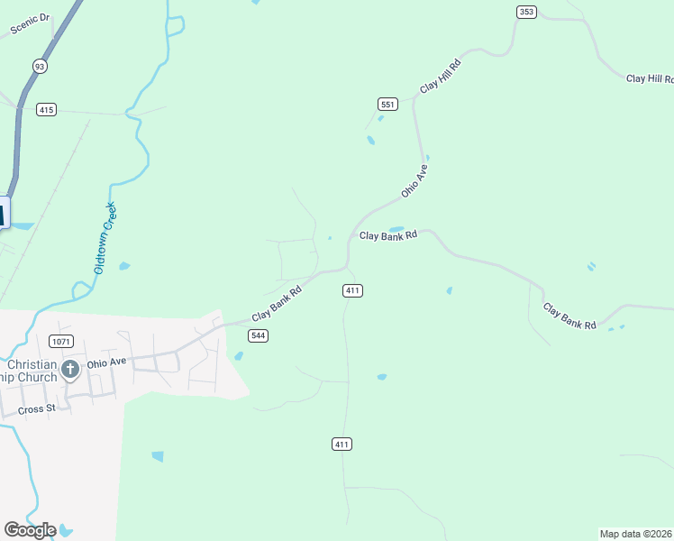 map of restaurants, bars, coffee shops, grocery stores, and more near County Road 14 in Logan