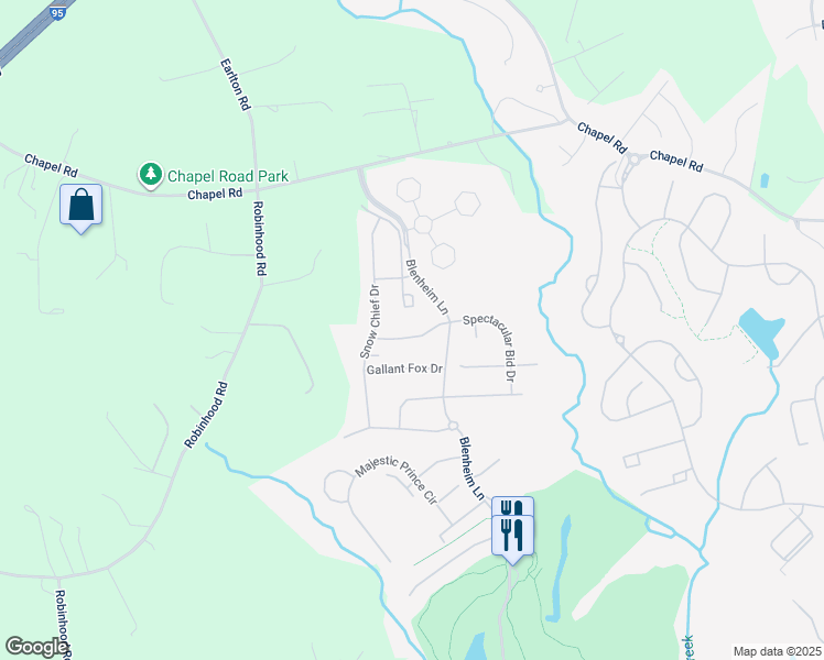 map of restaurants, bars, coffee shops, grocery stores, and more near 202 Secretariat Drive in Havre de Grace