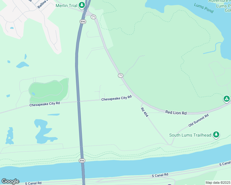 map of restaurants, bars, coffee shops, grocery stores, and more near 2243 Chesapeake City Road in Bear