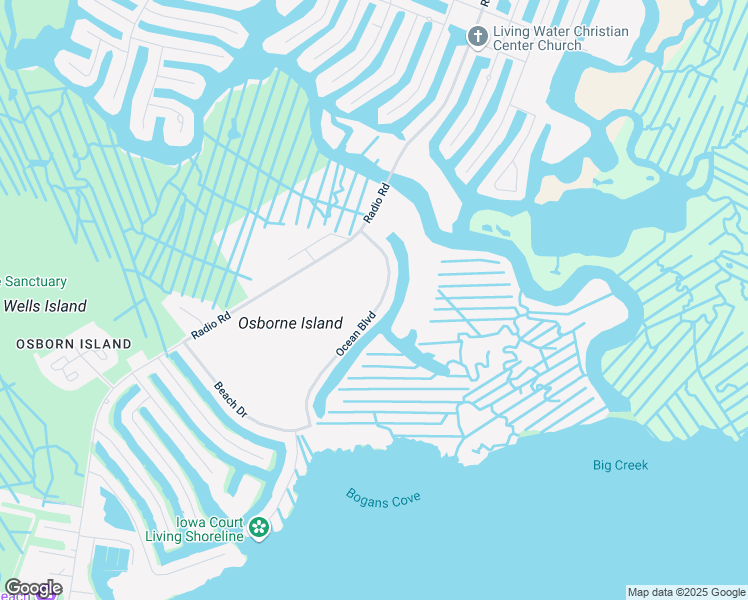 map of restaurants, bars, coffee shops, grocery stores, and more near 26 Ocean Boulevard in Little Egg Harbor Township