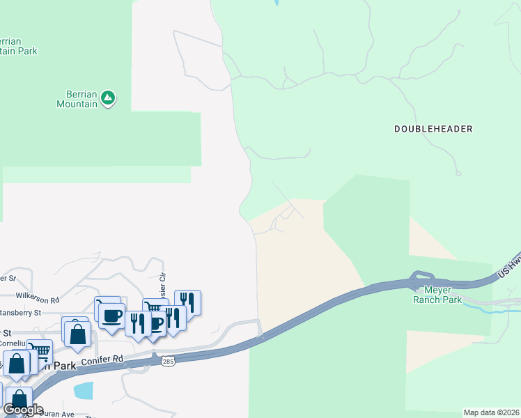map of restaurants, bars, coffee shops, grocery stores, and more near 9312 Eagle Cliff Road in Jefferson County