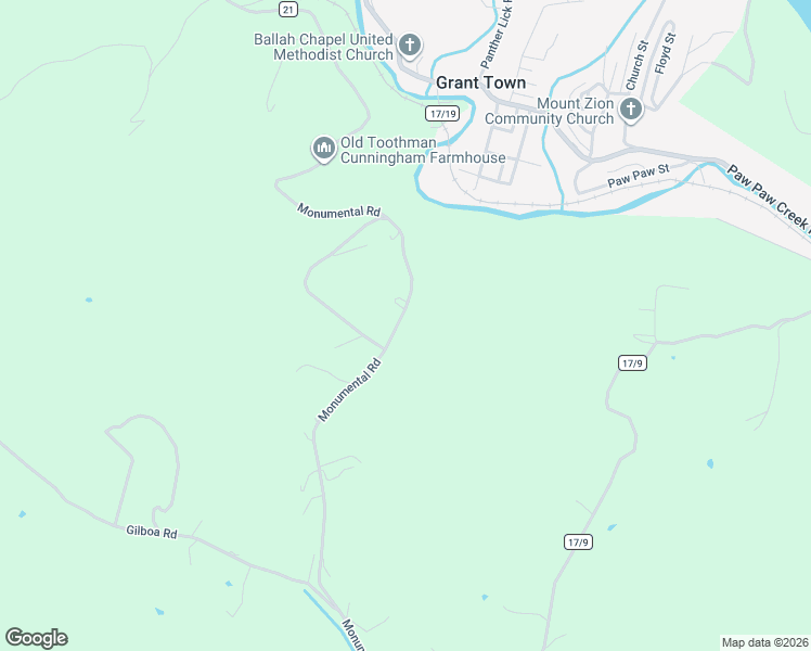 map of restaurants, bars, coffee shops, grocery stores, and more near 1480 Monumental Road in Fairmont