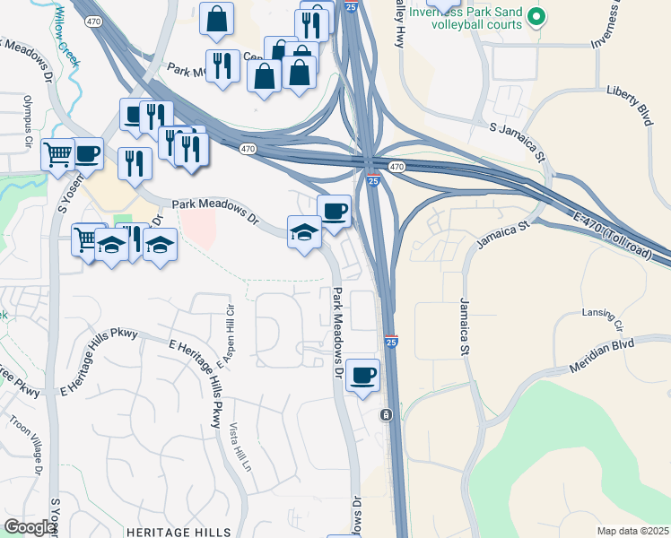 10089 Park Meadows Dr, Lone Tree CO Walk Score