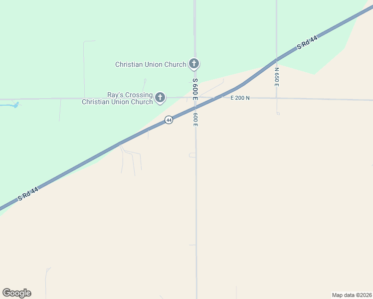map of restaurants, bars, coffee shops, grocery stores, and more near 1725 North 600 East in Shelbyville