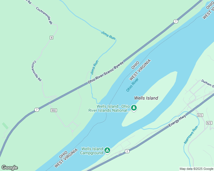 map of restaurants, bars, coffee shops, grocery stores, and more near 31825 Ohio 7 in Matamoras