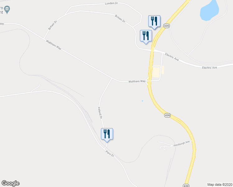 map of restaurants, bars, coffee shops, grocery stores, and more near 3300 Waltham Way in McCarran