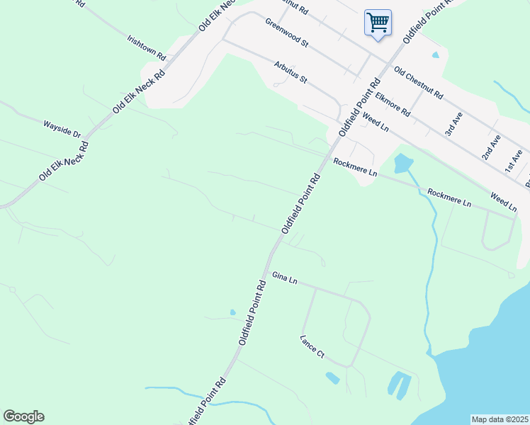 map of restaurants, bars, coffee shops, grocery stores, and more near 17 Old Field Acres Drive in Elkton