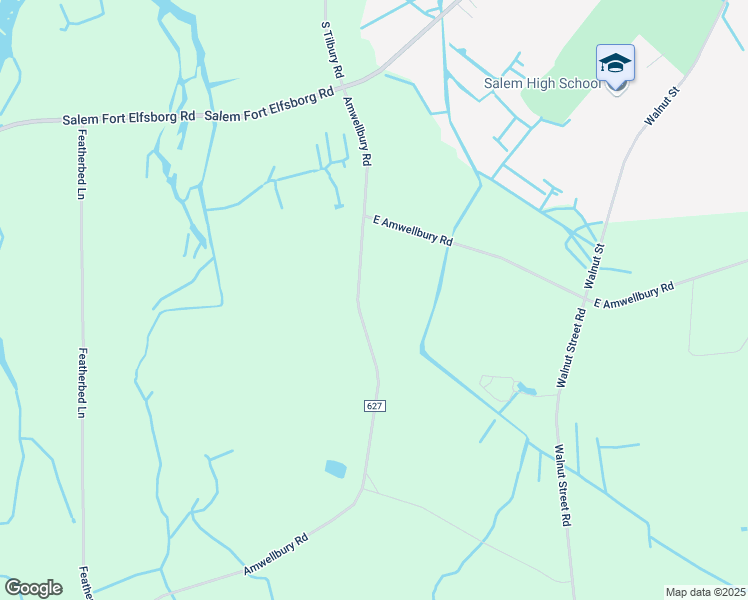 map of restaurants, bars, coffee shops, grocery stores, and more near 85 Amwellbury Road in Salem