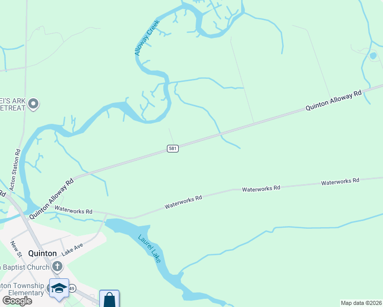 map of restaurants, bars, coffee shops, grocery stores, and more near 85 Quinton Alloway Road in Salem