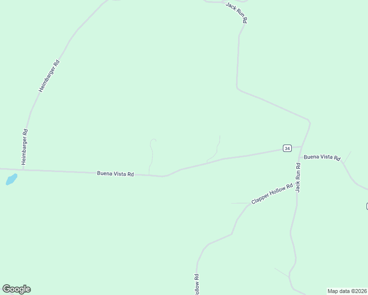 map of restaurants, bars, coffee shops, grocery stores, and more near 20572 Buena Vista Road in Rockbridge