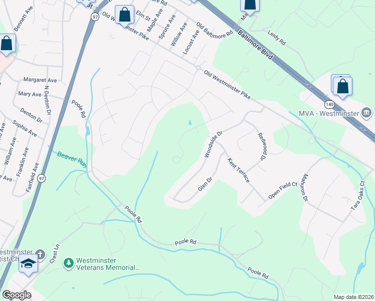 map of restaurants, bars, coffee shops, grocery stores, and more near 757 Starry Night Drive in Westminster